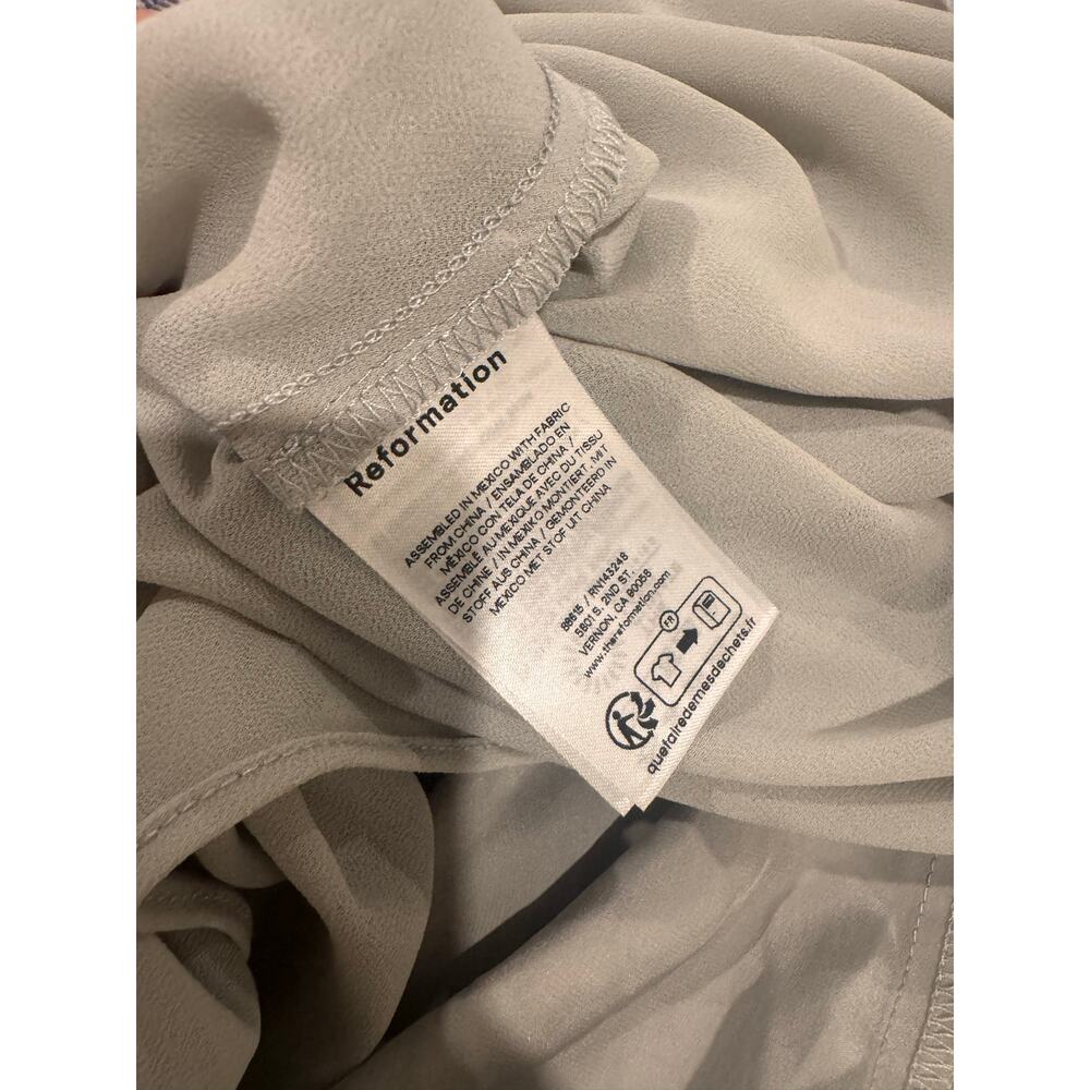 reformation anaiis silk dress Moonlight US6 - Picture 11 of 12